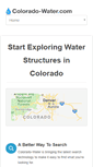 Mobile Screenshot of colorado-water.com